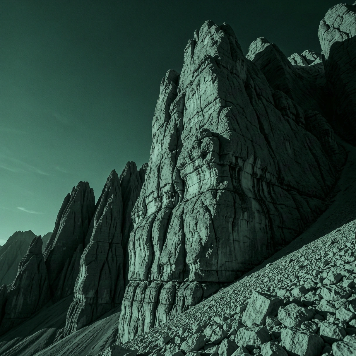 Alpine landscape representing digital security and purity